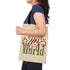 Joy To The World - Christmas Theme Printed Tote Bag - Uncommongifts.in